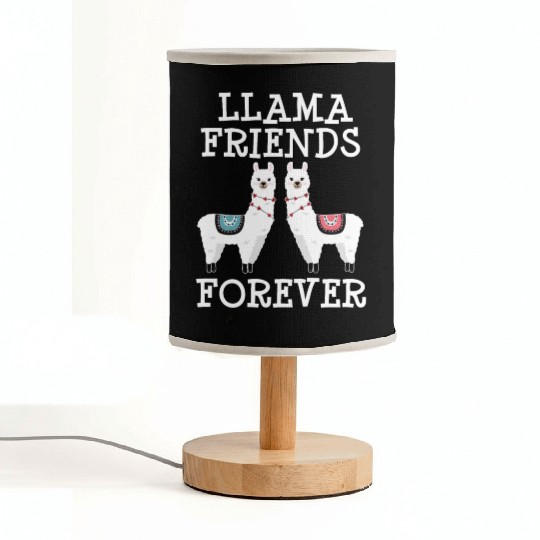 Llama Friends Girls Women Llama Friendship Fabric Lamps