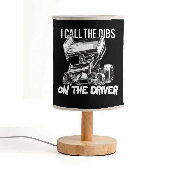 Sprint Car Mom Dirt Track Racing Racing Race Day Fabric Lamps