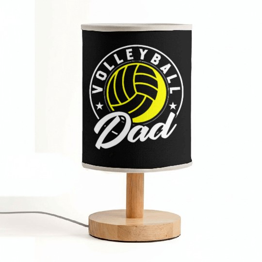 Volleyball Lovers Volleyball Dad Fabric Lamps