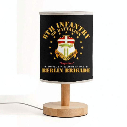 Army 3d Battalion 6th Infantry Berlin Brigade X 30 Fabric Lamps
