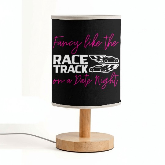 Fancy Like The Race Track On A Date Night 2 Fabric Lamps