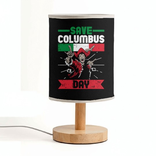 Columbus Day Italian Pride Fabric Lamps