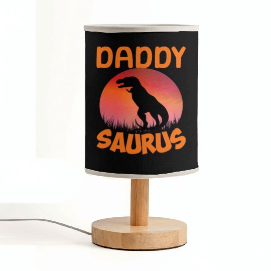 Daddysaurus Papasaurus Fabric Lamps