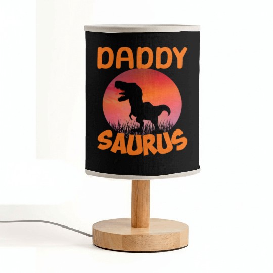 Daddysaurus Papasaurus Fabric Lamps