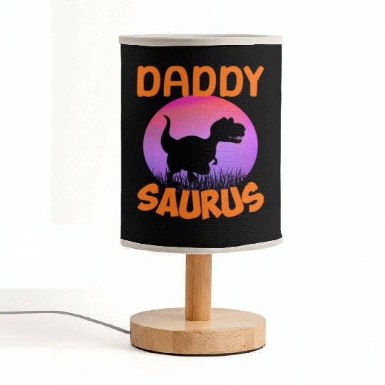 Daddysaurus Papasaurus Fabric Lamps