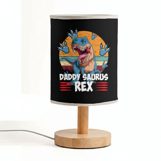 Daddysaurus Papasaurus Fabric Lamps