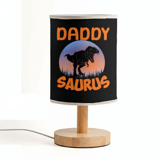 Daddysaurus Papasaurus Fabric Lamps