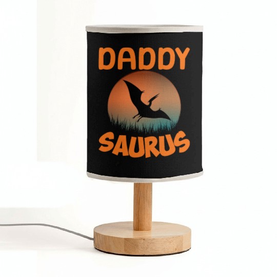 Daddysaurus Papasaurus Fabric Lamps