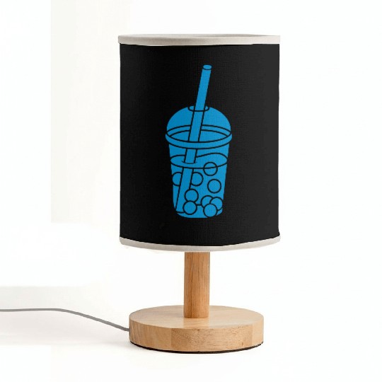 Mug design bubble tea Fabric Lamps