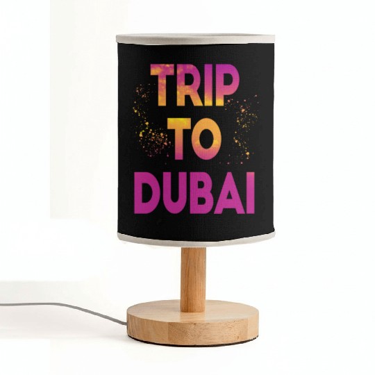 Trip To Dubai Fabric Lamps