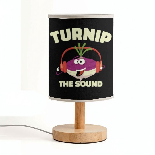 Music Turnip Party Music Lover Vegetable Fabric Lamps