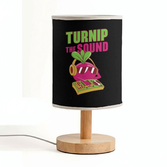 Music Turnip Party Music Lover Vegetable Fabric Lamps