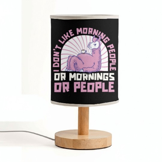 Llama Alpaca Fabric Lamps