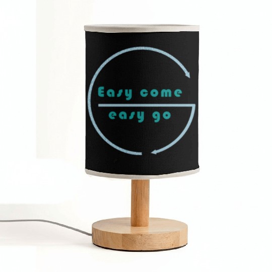 Easy come easy go Fabric Lamps