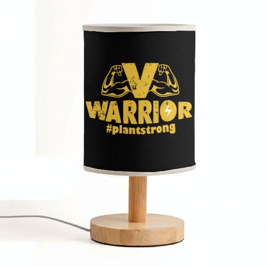 V Warriors vegans #plantstrong Fabric Lamps