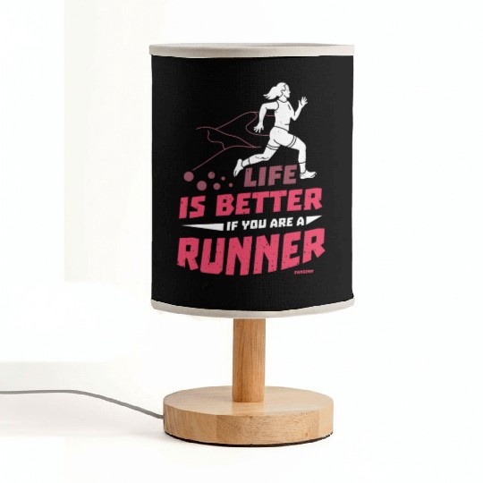 Run jogging sport race training gift Fabric Lamps