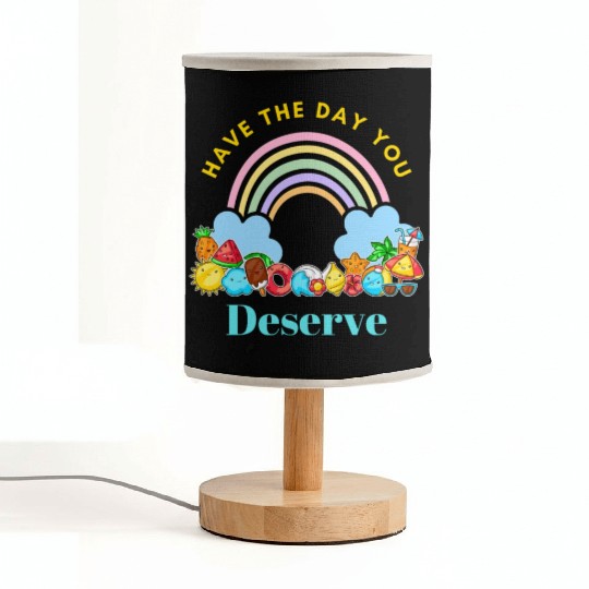 Have The Day You Deserve Karma Quotes Fabric Lamps