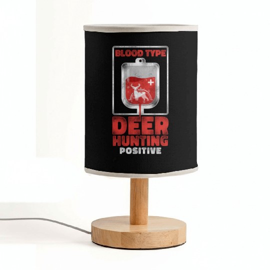 Buck Deer Hunting Hunter Vintage Fabric Lamps