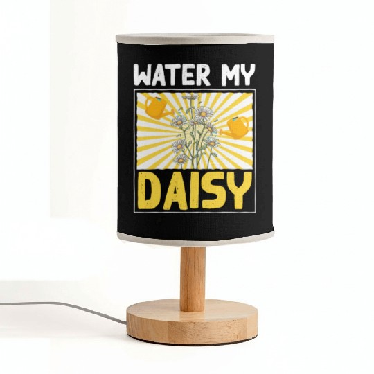 Daisy Garden Gardening Gardener Fabric Lamps