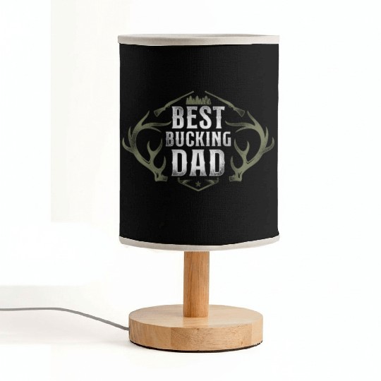 Buck Deer Hunting Hunter Father Fabric Lamps