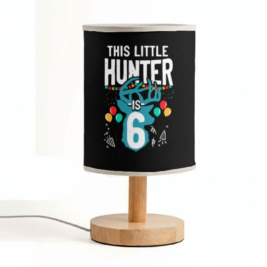 Buck Deer Hunting Hunter Kid Fabric Lamps