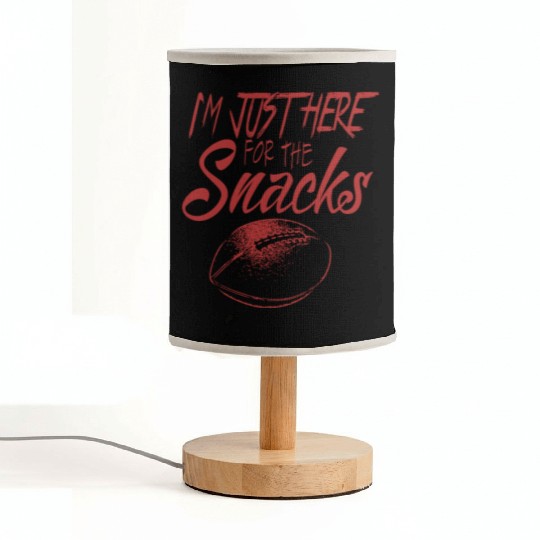 I'm just here for the snacks Fabric Lamps