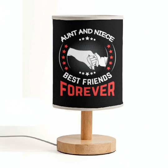 Aunt and Niece Best Friends Forever Fabric Lamps