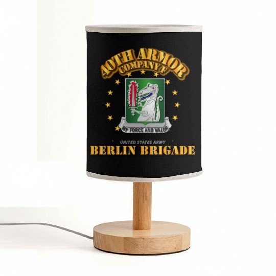 Army Company F 40th Armor Berlin Brigade Fabric Lamps