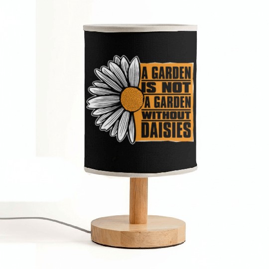 Daisy Garden Gardening Gardener Fabric Lamps