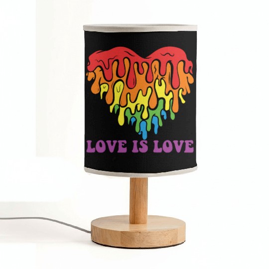 LBGT Flag Gay Pride Human Love is Love Fabric Lamps