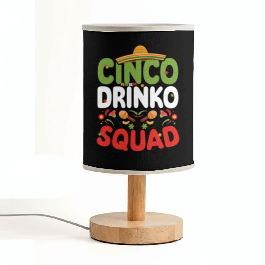 Cinco De Drinko | Bourbon Drinker Fabric Lamps | Whisky