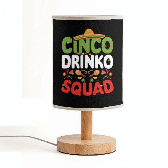 Cinco De Drinko | Bourbon Drinker Fabric Lamps | Whisky