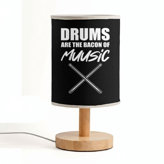 Bacon of Music Instrumentalist Gift Fabric Lamps