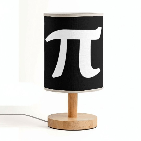 Pi symbol Fabric Lamps for Pi day math geek Fabric Lamps pi