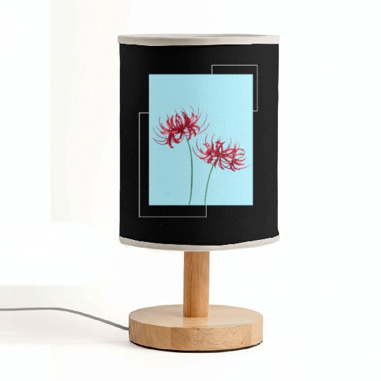 Red Spider Lily Lycoris Recoil Anime Fanart Fabric Lamps