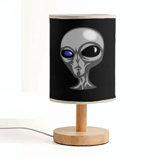 Roswell New Mexico Grey Alien Fabric Lamps