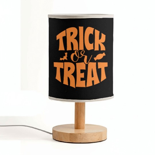 Trick Or Treat Candy Collector Halloween Holiday Fabric Lamps