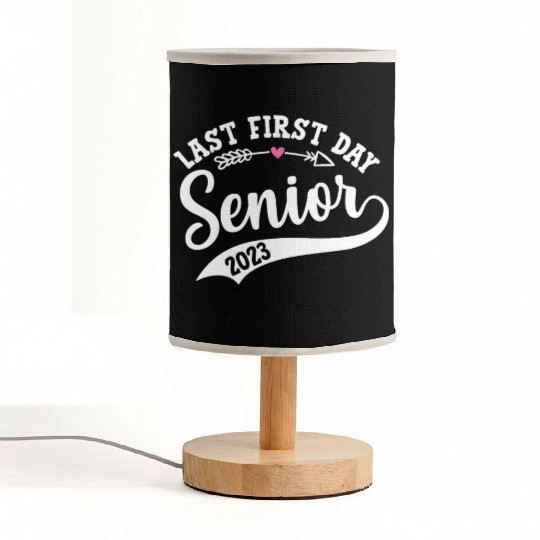My Last First Day Senior Class Of 2023 Fabric Lamps