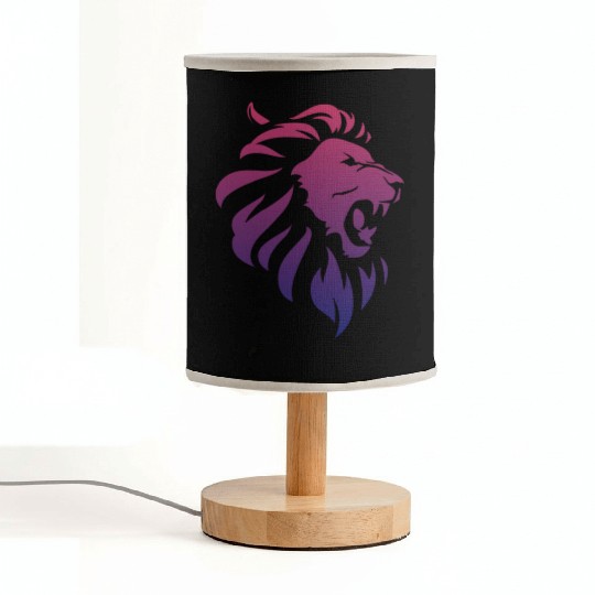 Angry lion Fabric Lamps
