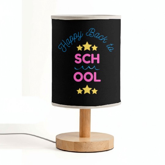 Happy Back To School Fabric Lamps