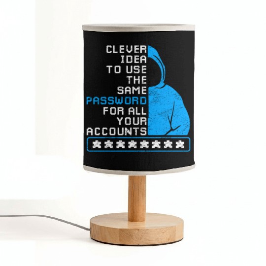 Password hacking Cyber Security Fabric Lamps