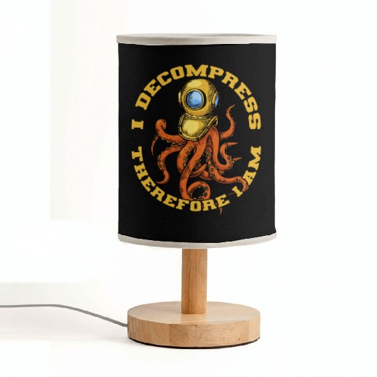 Scuba Diving Diver Fabric Lamps