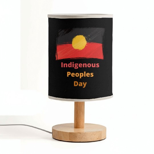 Native american indigenous day l Columbus Day Fabric Lamps