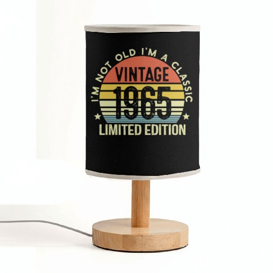 Vintage 1965 Limited Edition I Am A Classic Fabric Lamps