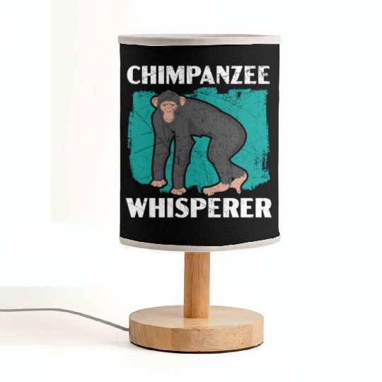Chimpanzee Whisperer Monkey Animal Zookeeper Fabric Lamps