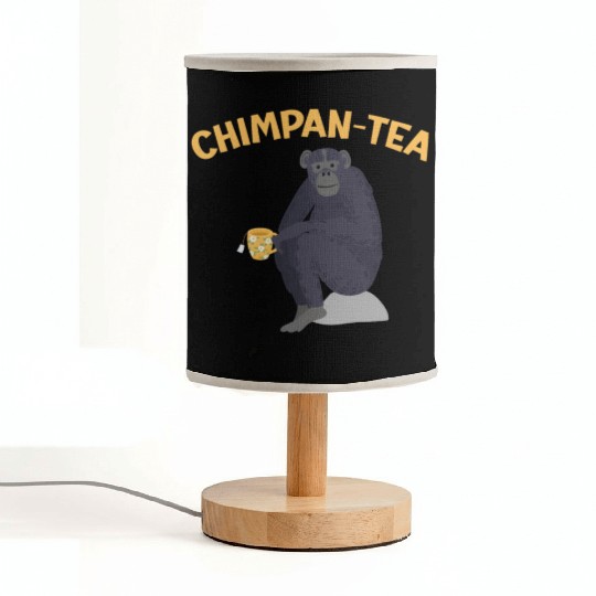 Chimpantea Chimpanzee Monkey Animal Zookeeper Fabric Lamps