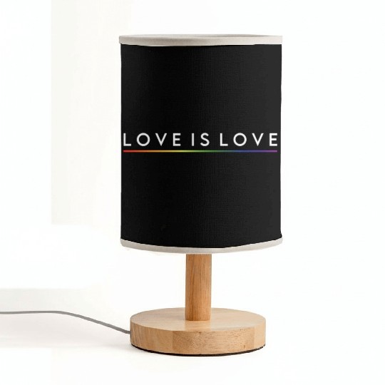 LOVE IS LOVE Fabric Lamps
