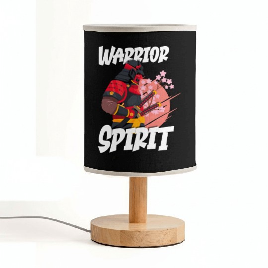 Japan Aikido Jiujitsu Warrior Fabric Lamps