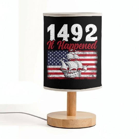 Columbus Day Christopher Columbus Navigator Fabric Lamps