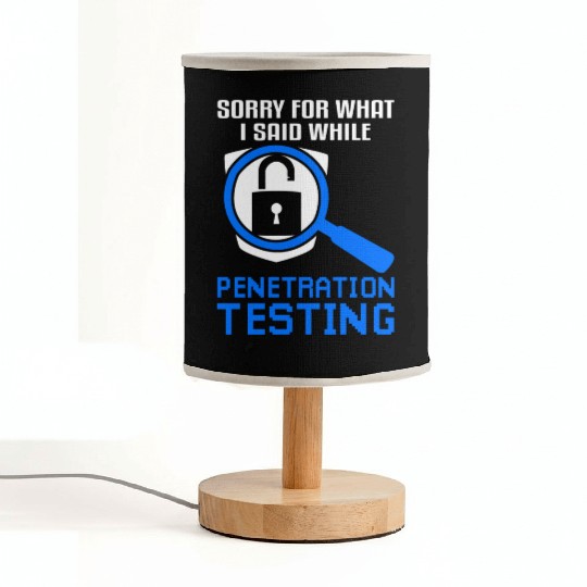 Cyber Security Penetration Testing Fabric Lamps